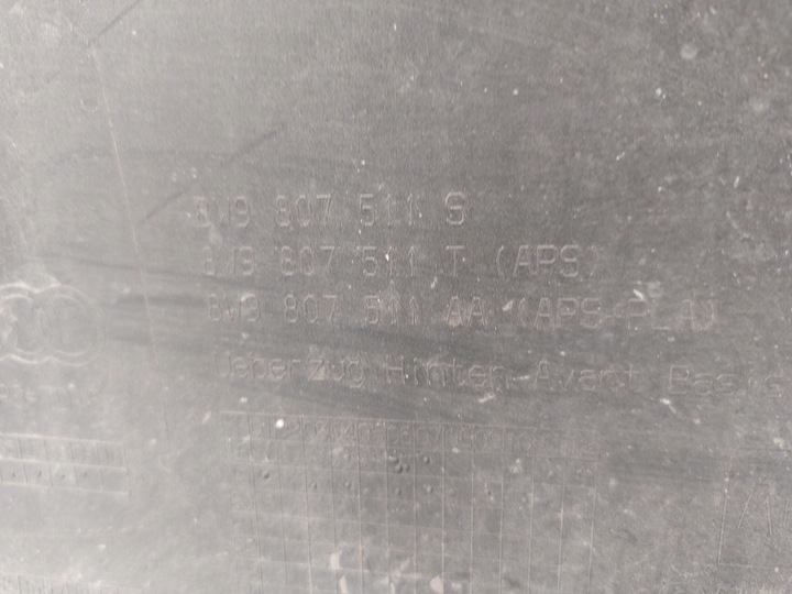 фото №6, Audi a4 b9 рестайлинг бампер зад 8w9807511 s оригинал