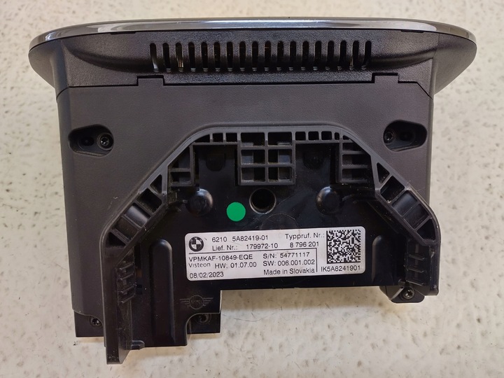 фото №6, Mini cooper f56 рестайлінг дисплей прилади електрик 8796201