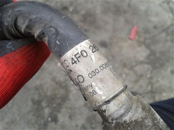 фото №5, Шланг кондиціонера audi a6 c6 2.7 tdi 4f0260707af