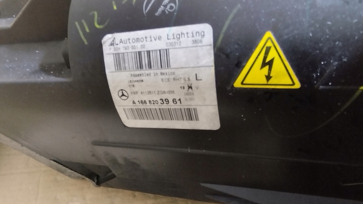 фото №8, Лампа mercedes ml w166 bi ксенон led комплектная левая правая 1668203961