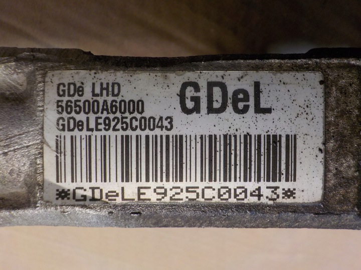 фото №10, Hyundai i30 1.6 crdi 16v 2014 трансмісія кермова рейка рульового управління 56500a6000