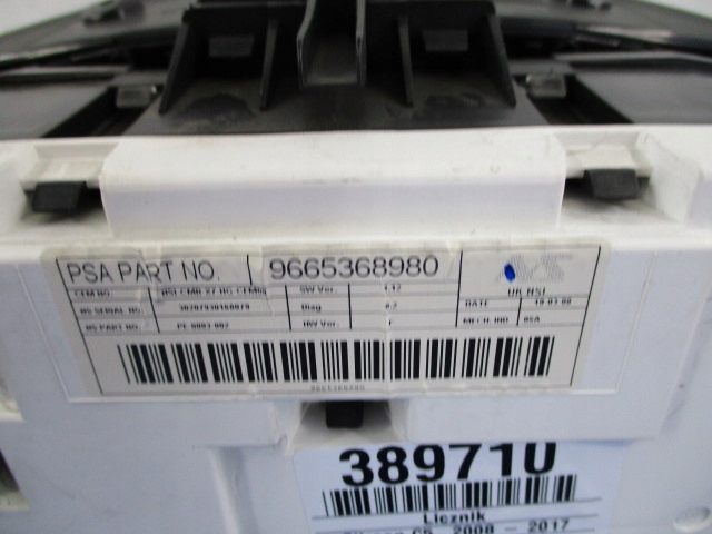 фото №7, Citroen c5 ii дизель спидометр 9665368980 328tys km