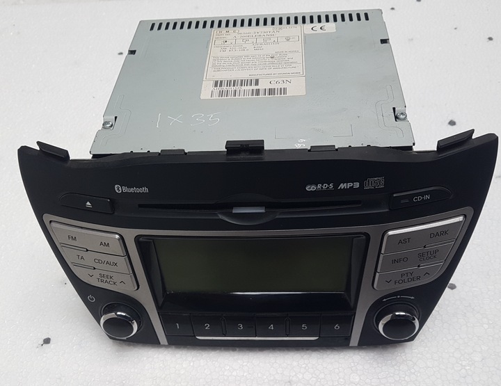 фото №1, Радио cd радиопроигрыватель hyundai ix35 10-15