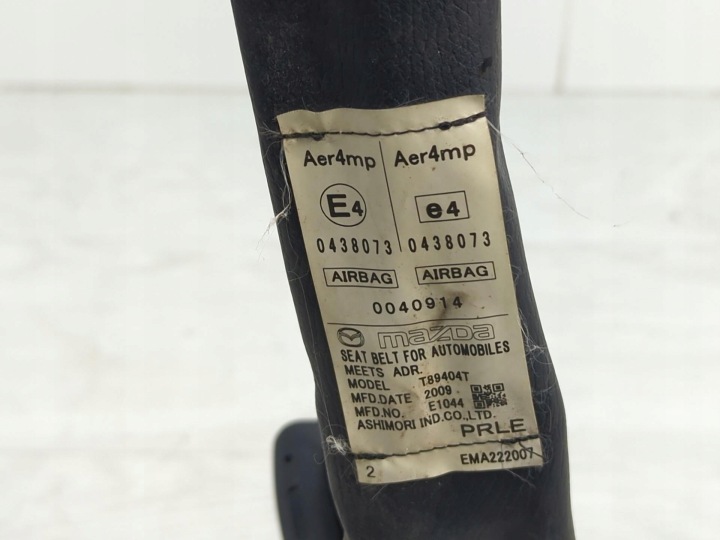 фото №7, Pas безопасности перед правая сторона mazda 3 2 2008 - 2011 bga550027