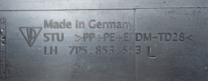 фото №6, Porsche cayenne 7p5 рестайлинг левый порог планка пороговая