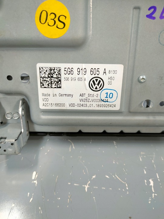 фото №8, Vw passat b8 golf vii arteon монитор дисплей навигации mib2 5g6919605a
