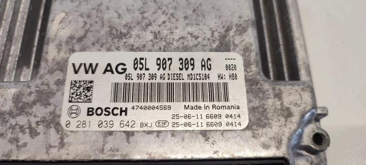 фото №5, Skoda superb 4 компьютер двигателя 2.0 tdi 05l907309ag