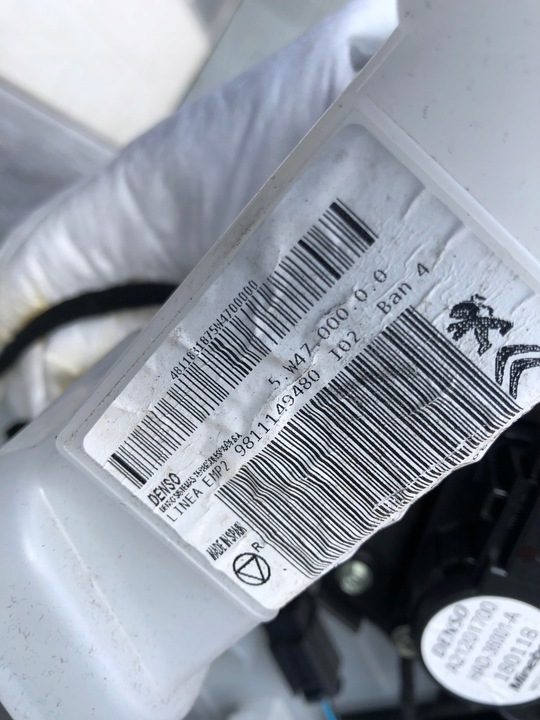 фото №7, Citroen ds7 отопитель 9811149480 1.6 гибрид