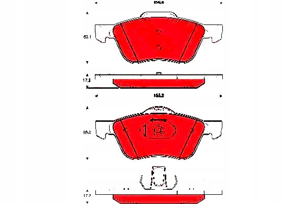 фото №16, Trw gdb3272 набір гальмівні колодки гальмівних, гальма