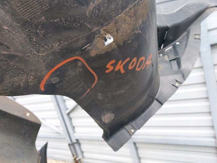 фото №2, Підкрилок ліві l лівий перед передні skoda octavia 3 iii 5e0 5e0809957e 5e