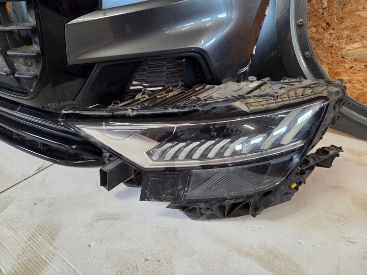 фото №9, Audi q8 s-line комплектний перед бампер капот лампи matrix 3.0tdi lz7s z7s