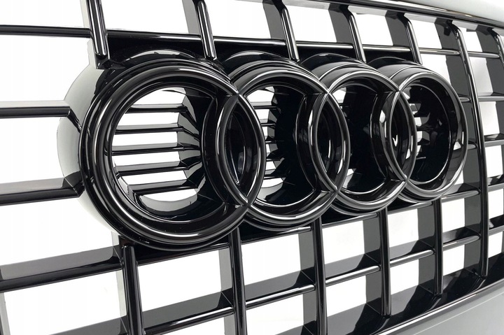 фото №6, Audi q5 8r 08-12 стиль s-line решётка радиатора решётка чёрный блеск bez pdc