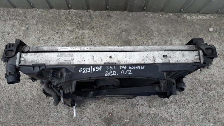 фото №14, Bmw 3 e90 e91 2,0d радиатор вентилятор охладитель kom