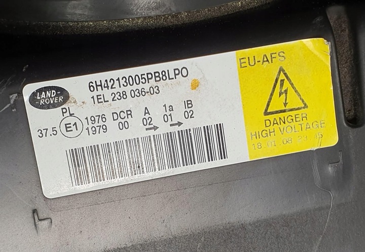 фото №9, Лампа лівий перед ксенон range rover iii l322 європа