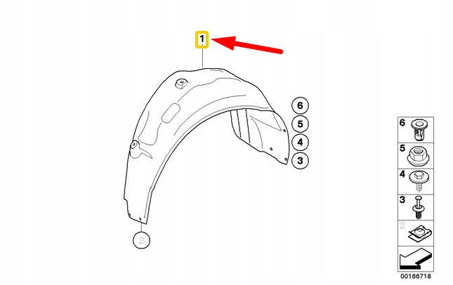 фото №9, Bmw 1 m купе e82 rear правий wheel housing liner 51718051594 8051594