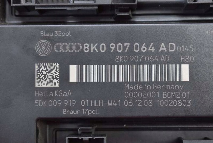 фото №7, Модуль комфорту 8k0907064ad audi a5 8t 3.0 tdi 240 km 07-11