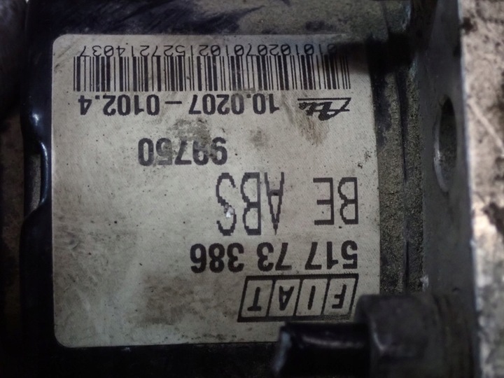 фото №5, Fiat doblo i 05-17 рестайлінг насос abs гальмівна 10.0970-1603.3 51773386