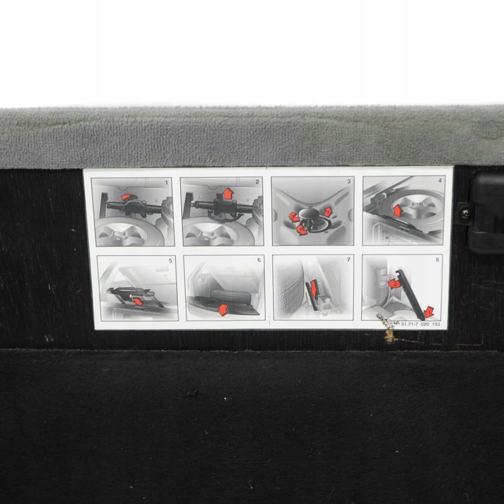 фото №10, Bmw x5 e53 пол багажника серый 7129742