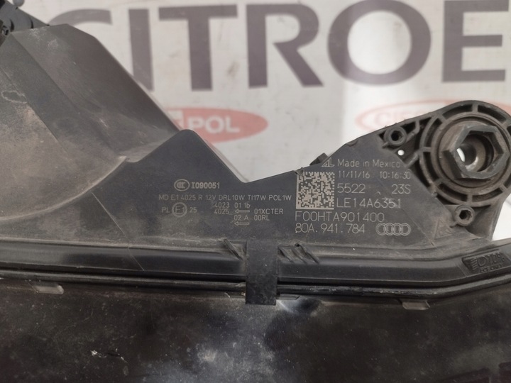 фото №3, Лампа перед права повний led matrix audi q5,sq5 ii оригінал 80a941784