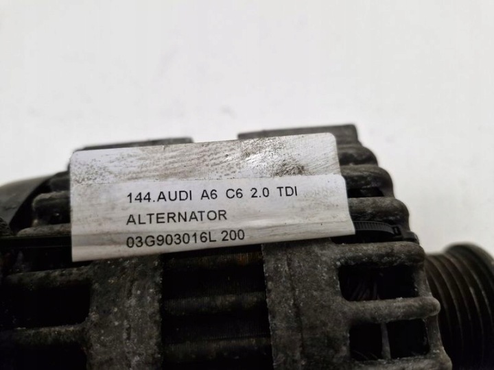 фото №6, Audi a6 c6 2.0 tdi генератор 03g903016l
