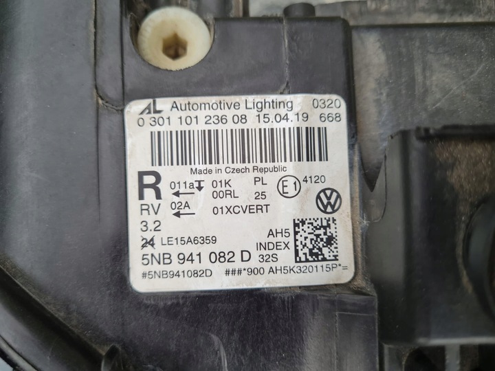 фото №14, Vw tiguan 2 ii 5nb лампи перед повний led динамічний 5nb941081d 5nb941082d хром