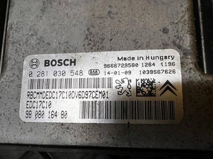 фото №14, Комплект стартовый ecu bsi bcm спидометр замок зажигания peugeot 308 ii t9 eu 1.6 e-hdi