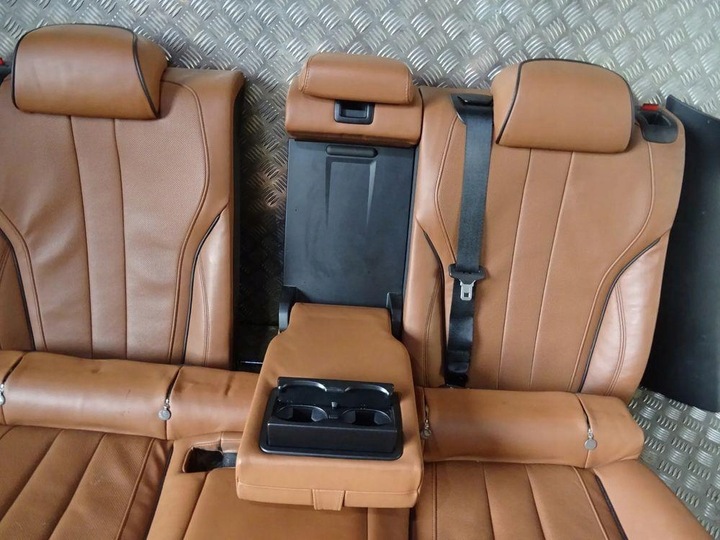 фото №11, Bmw x6 f16 сидіння диван тунель обшивки шкіра individual вентильовані ідеальні