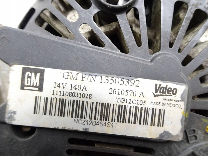 фото №7, Генератор opel astra j 1.3 cdti