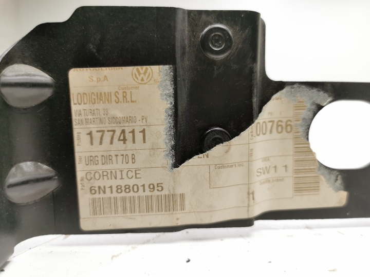 фото №7, Рама упорная, торпедо раздаточная volkswagen polo 2000- oem номер 6n1880195