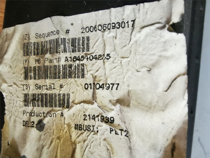 фото №3, Mercedes ml w164 05-10 коробка предохранителей