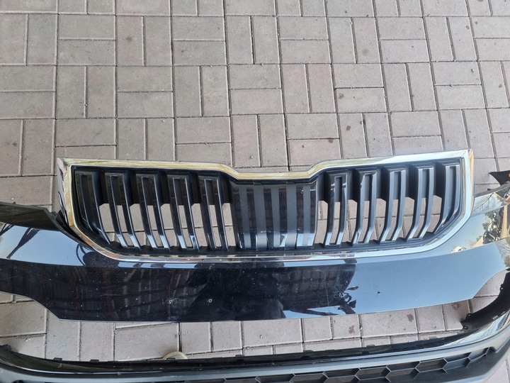 фото №10, Skoda karoq 57a бампер решітка радіатора перед