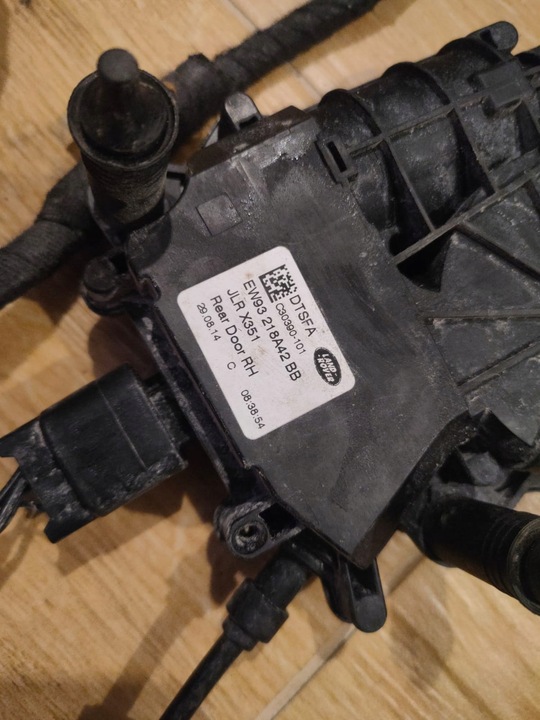 фото №5, Замок двері jaguar xj x351 доводчик електропроводка праві передні