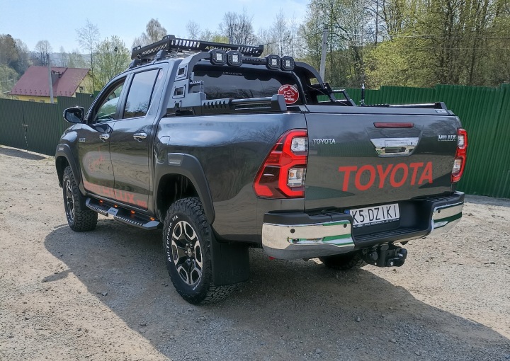 фото №10, Градуси бічні пороги сталеві модель x toyota hilux 2015-