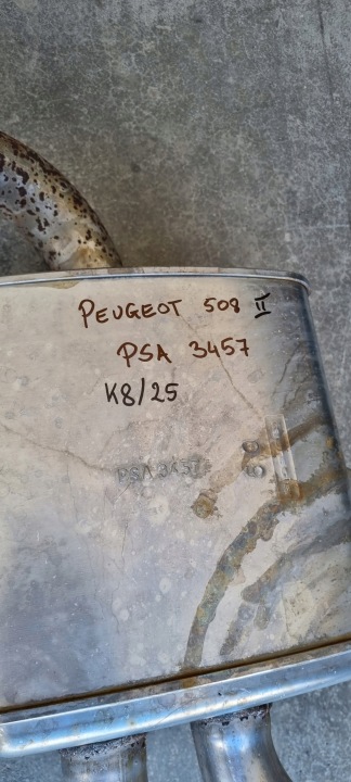 фото №14, Peugeot 508 ii глушитель выхлоп psa3457 psa 3457