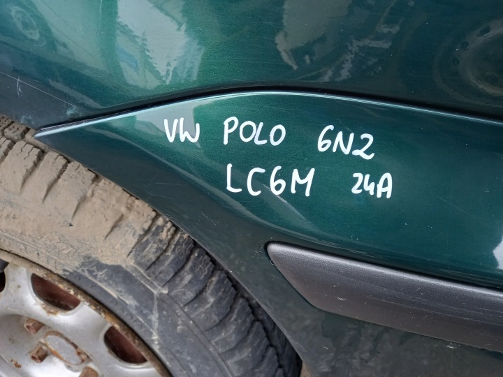 фото №8, Vw polo 6n2 задний бампер задний lc6m
