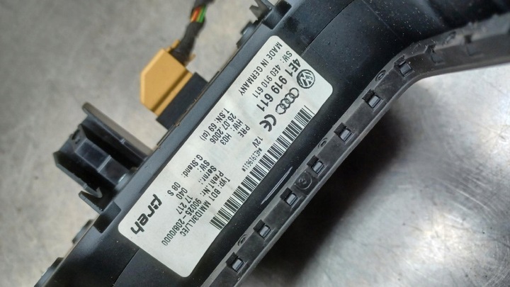 фото №6, Панель керування mmi оригінальний номер 4e1919611 audi a8 d3 02-09r