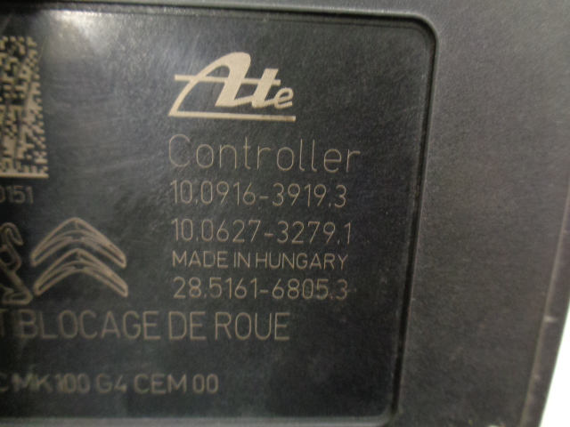 фото №8, Peugeot 2008 рестайлинг главный тормозной цилиндр abs 9829234580 10.0916-3919.3