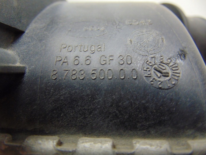 фото №11, Радиатор воздуха интеркулер fiat 500 2007- 1.3 mtj 878350000