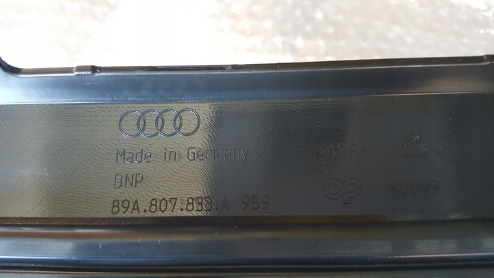 фото №13, Новая оригинальная планка решётка бампера заднего audi q4 e-tron 89a807833a