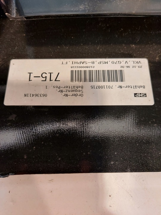 фото №16, Bmw g70 i7 m набор бампер перед переднее чёрный sapphire 475 usa