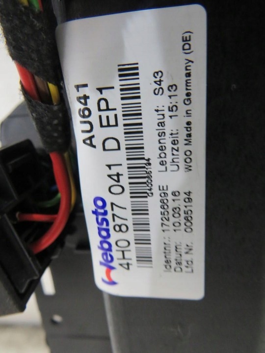 фото №7, Люк рестайлінг довгий audi a8 d4 4h0877041d