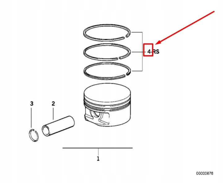фото №7, Bmw 5 e39 поршень rings 11251745916 1745916 oem