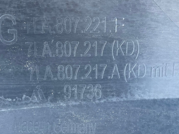 фото №11, Vw t6 рестайлинг 7la бампер переднее перед