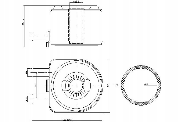 фото №2, Радіаторів масла citroen berlingo berlingo/minivan