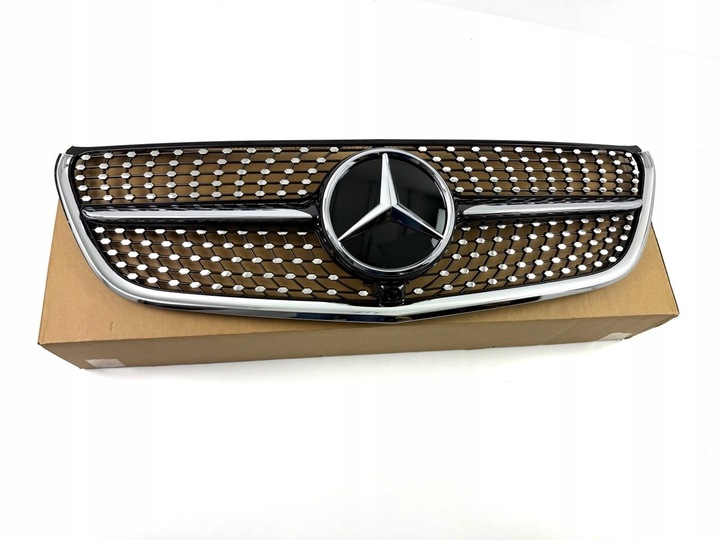 фото №8, Решётка радиатора решётка mercedes vito w447 рестайлинг 19-23 diamond