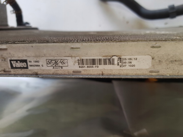 фото №10, Радіаторів води ford kuga mk2 2.0