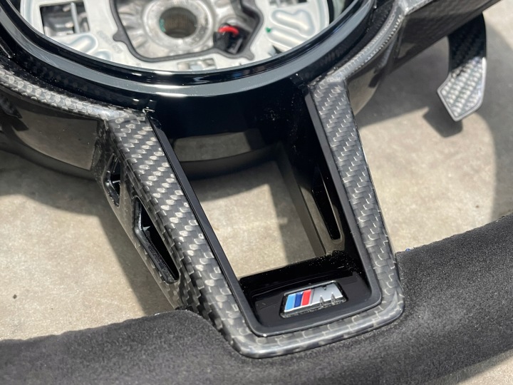 фото №6, Bmw m2 g87 g80 g82 руль карбон алькантара cs csl 7889338