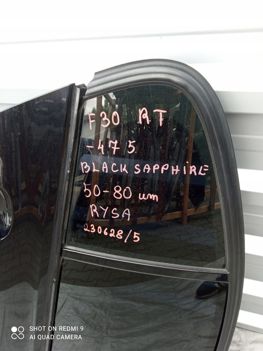 фото №7, Дверь правые зад bmw f30 475 чёрный sapphire металлик