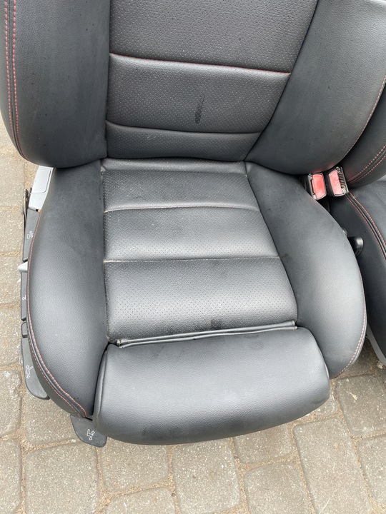 фото №8, Сиденья сиденье левый правые диван bmw e36 cabrio кожа чёрный obszyte