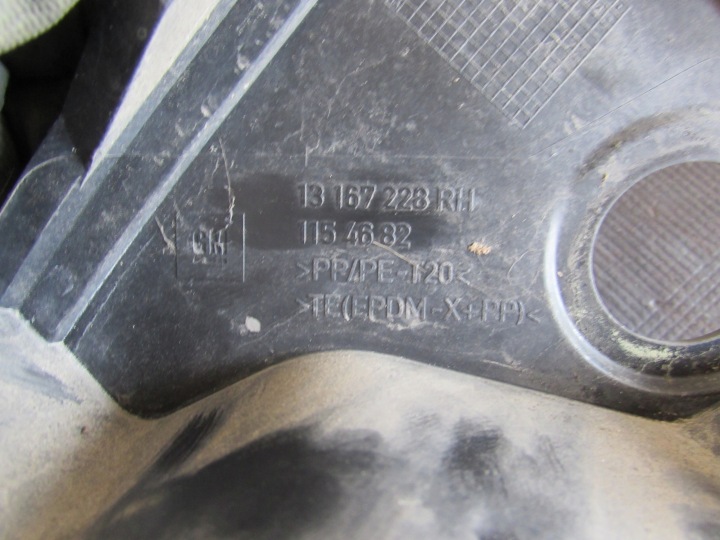 фото №7, Захист жабо  праве перед opel zafira b 05-08r 1.6b 13167228
